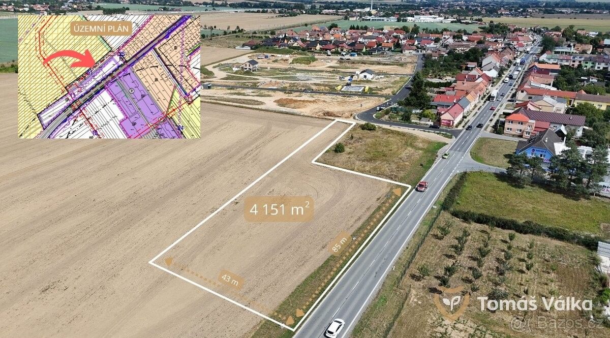 Pozemky pro bydlení, Babice u Uherského Hradiště, 687 03, 4 151 m²