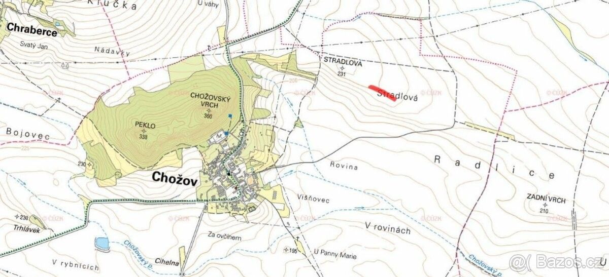 Prodej zemědělský pozemek - Chožov, 439 22, 4 100 m²