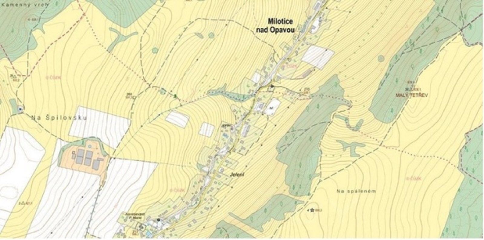 Prodej zahrada - Jelení, Holčovice, 338 m²