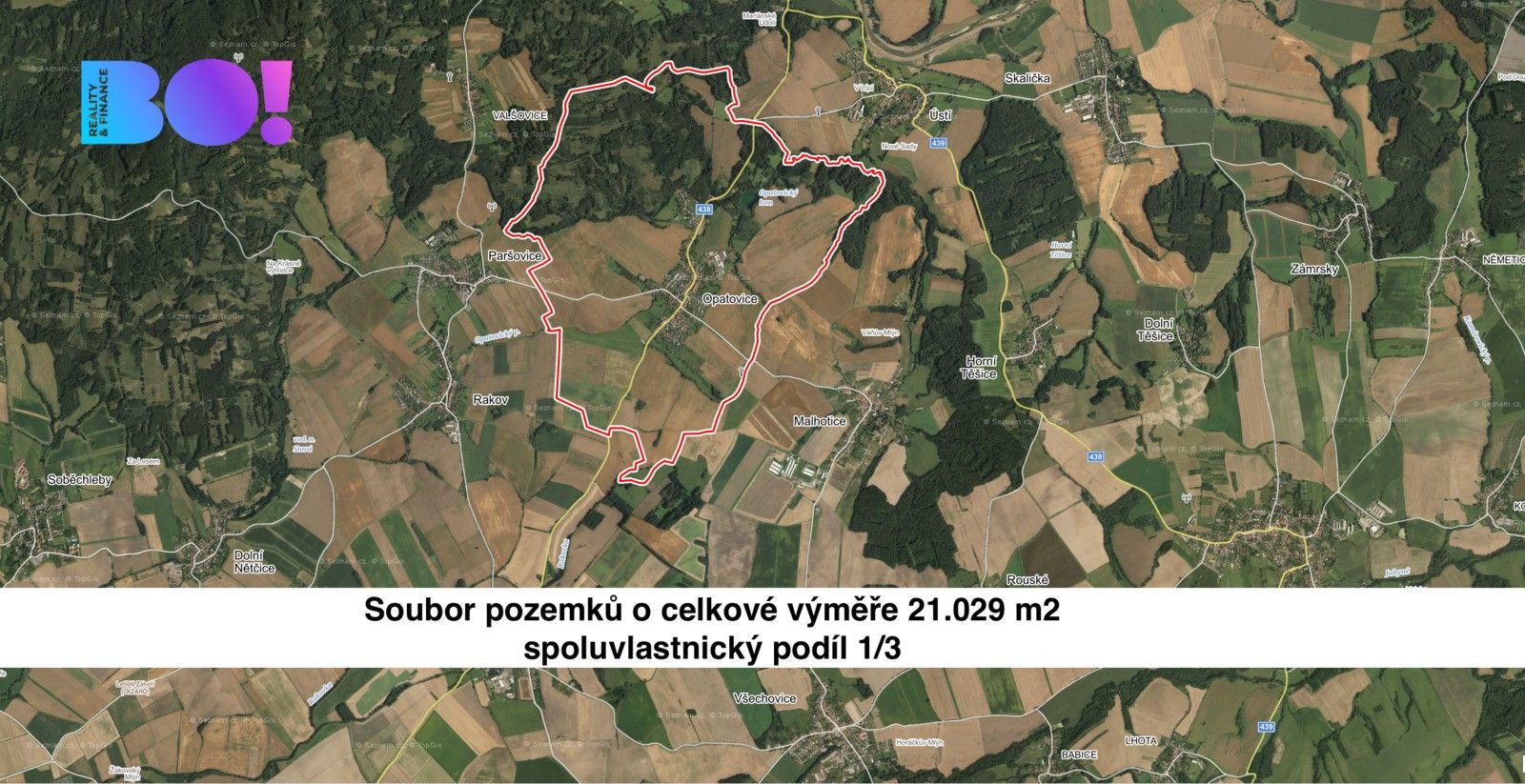 Zemědělské pozemky, Opatovice, 7 010 m²