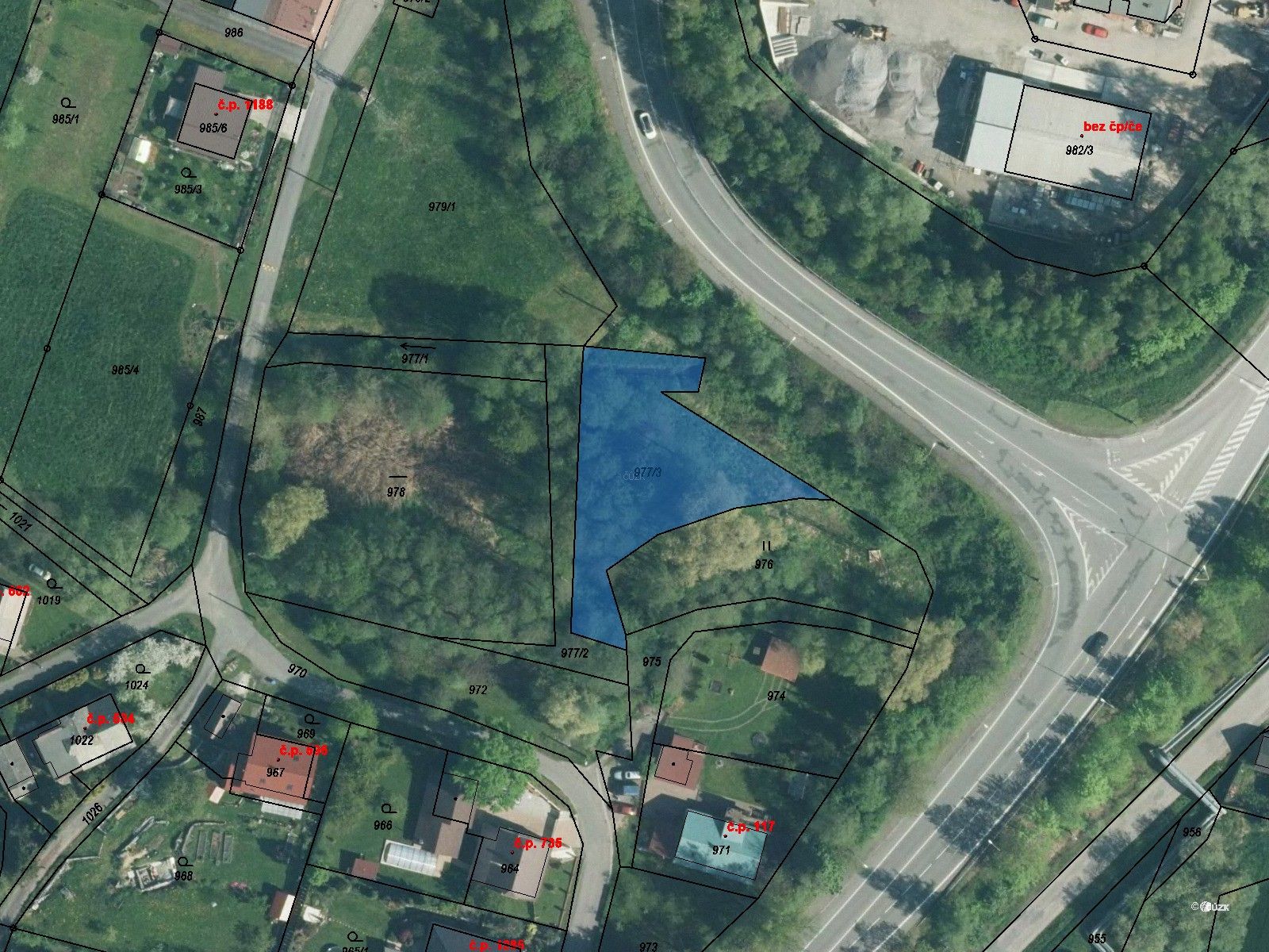 Prodej pozemek - Dětmarovice, 752 m²