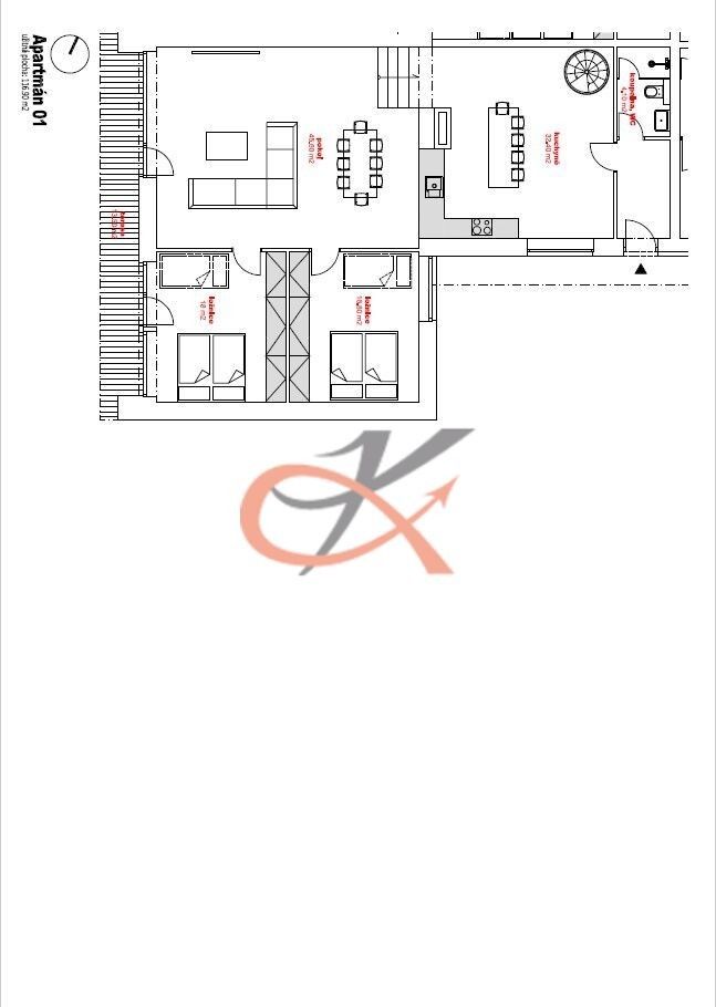 Prodej byt 3+1 - Horní Bečva, 138 m²