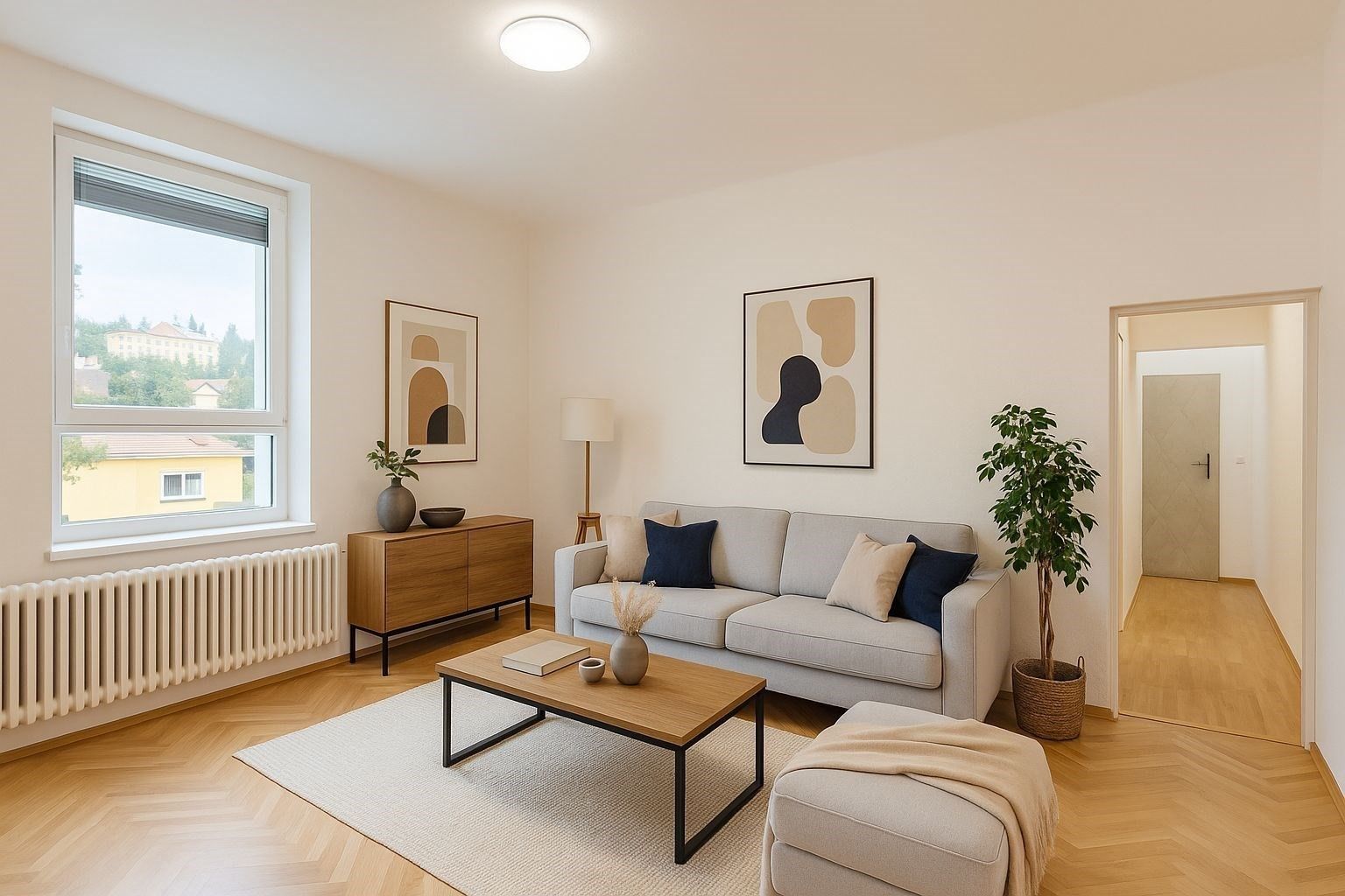 2+1, Plzeňská, Králův Dvůr, 62 m²