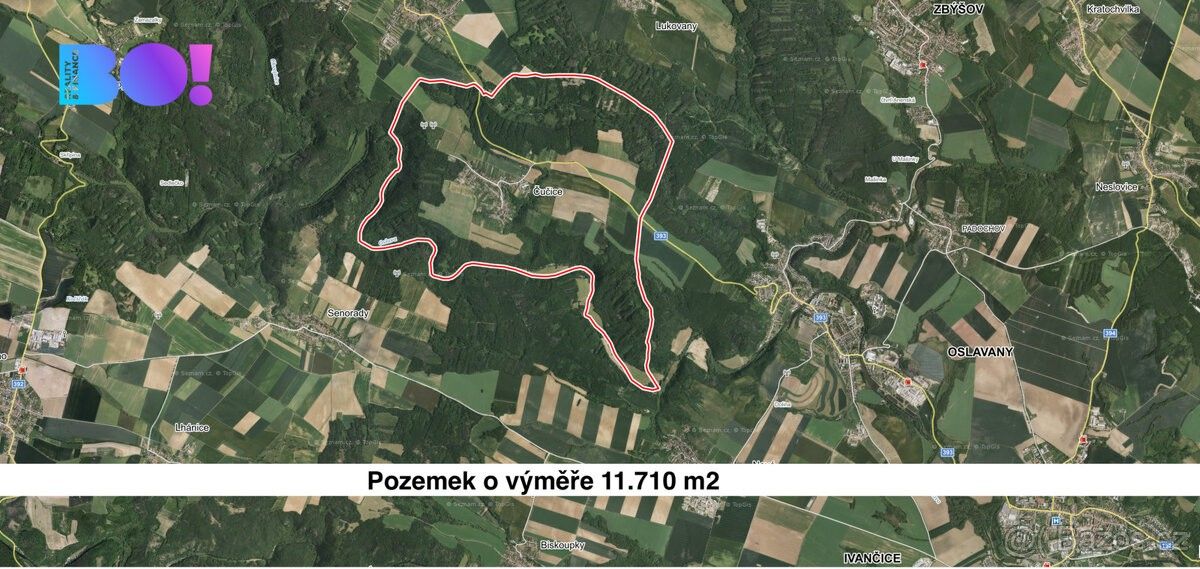 Zemědělské pozemky, Ivančice, 664 91, 11 710 m²