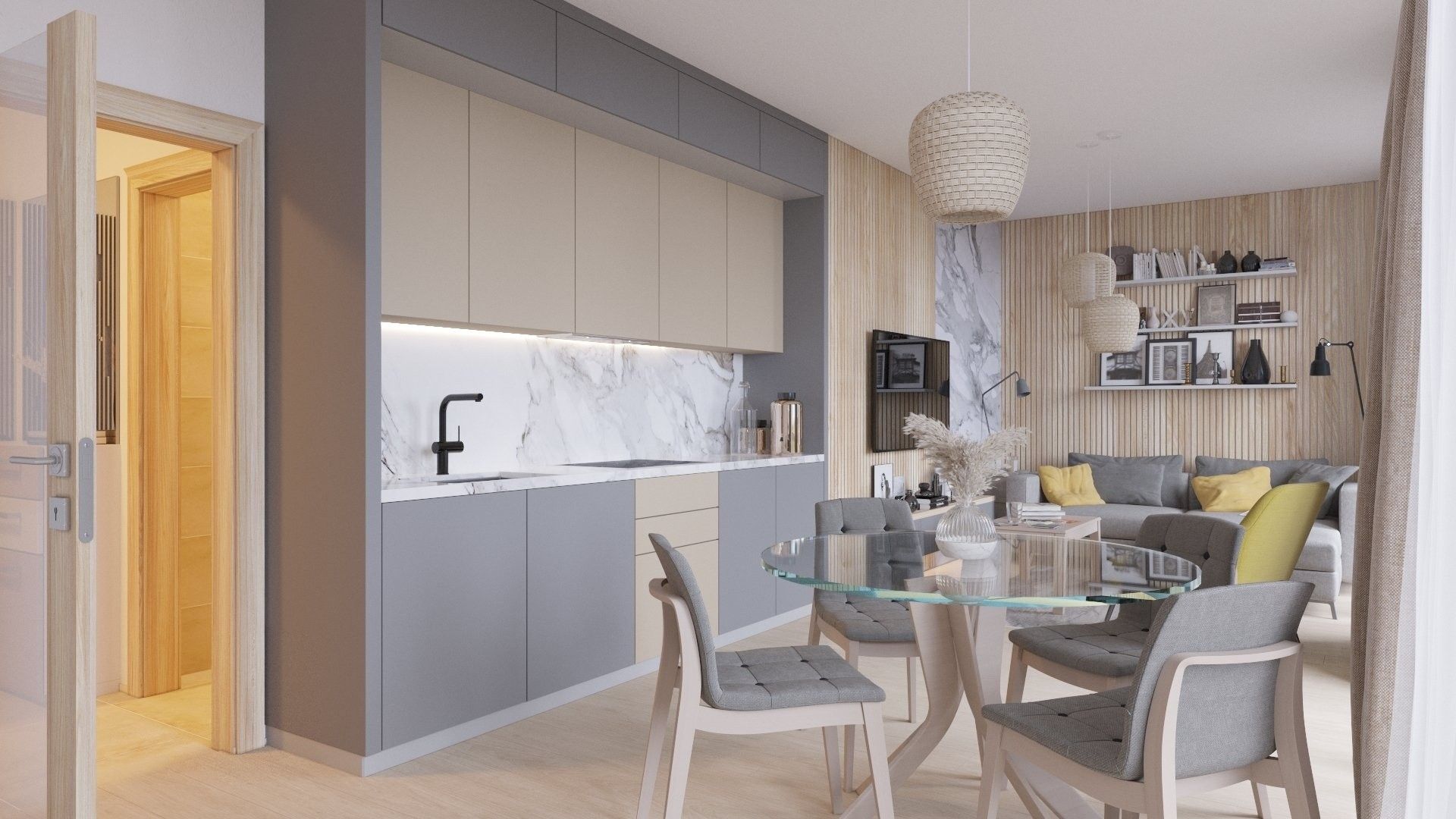 2+kk, Na vysoké I, Praha, 48 m²