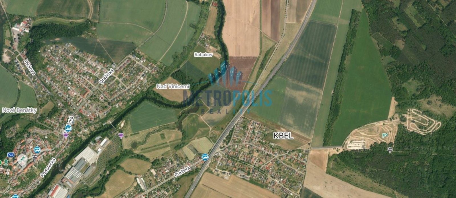 Zemědělské pozemky, Kbel, Benátky nad Jizerou, 4 661 m²