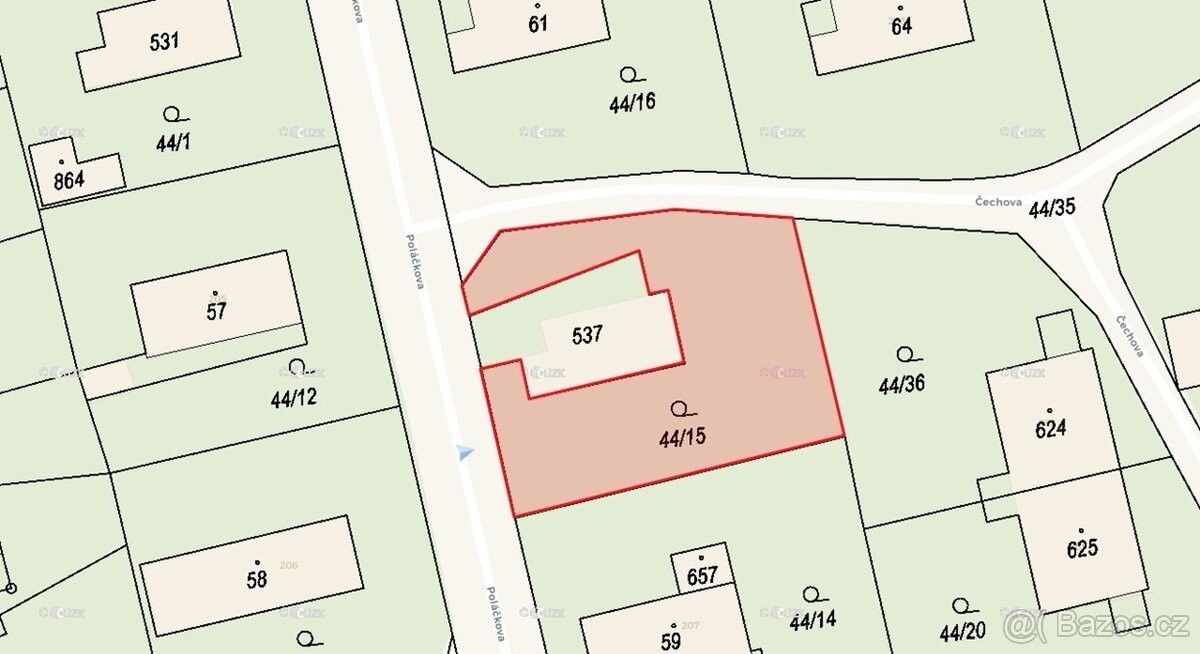 Prodej pozemek pro bydlení - Pardubice, 533 53, 918 m²