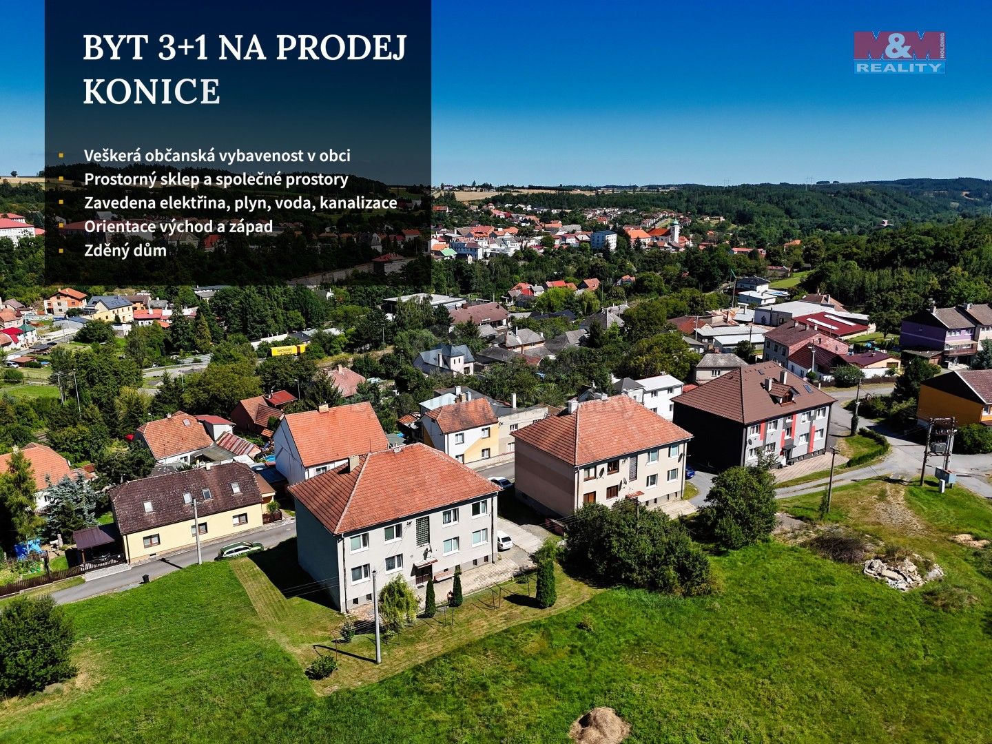 3+1, Za nádražím, Konice, 74 m²