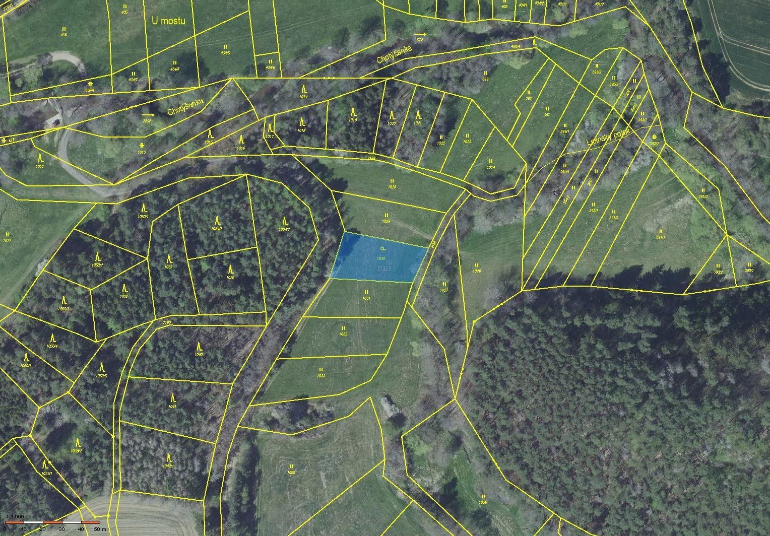Prodej zahrada - Slověnice, 953 m²