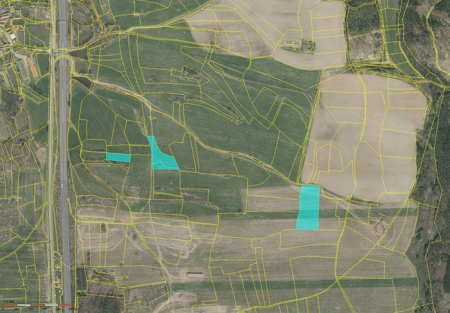 Zemědělské pozemky, Podolí II, Předotice, 19 682 m²