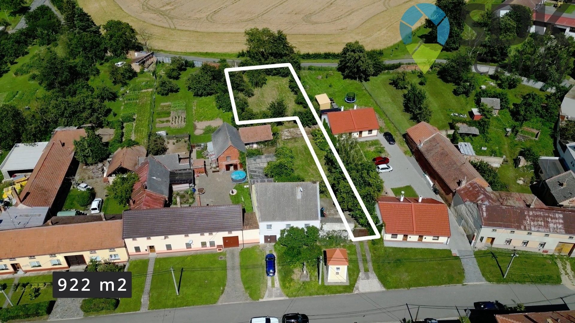 Prodej pozemek pro bydlení - Rybníček, 922 m²