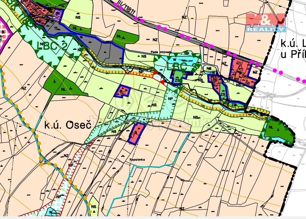 Prodej louka - Příbram, 261 01, 8 713 m²