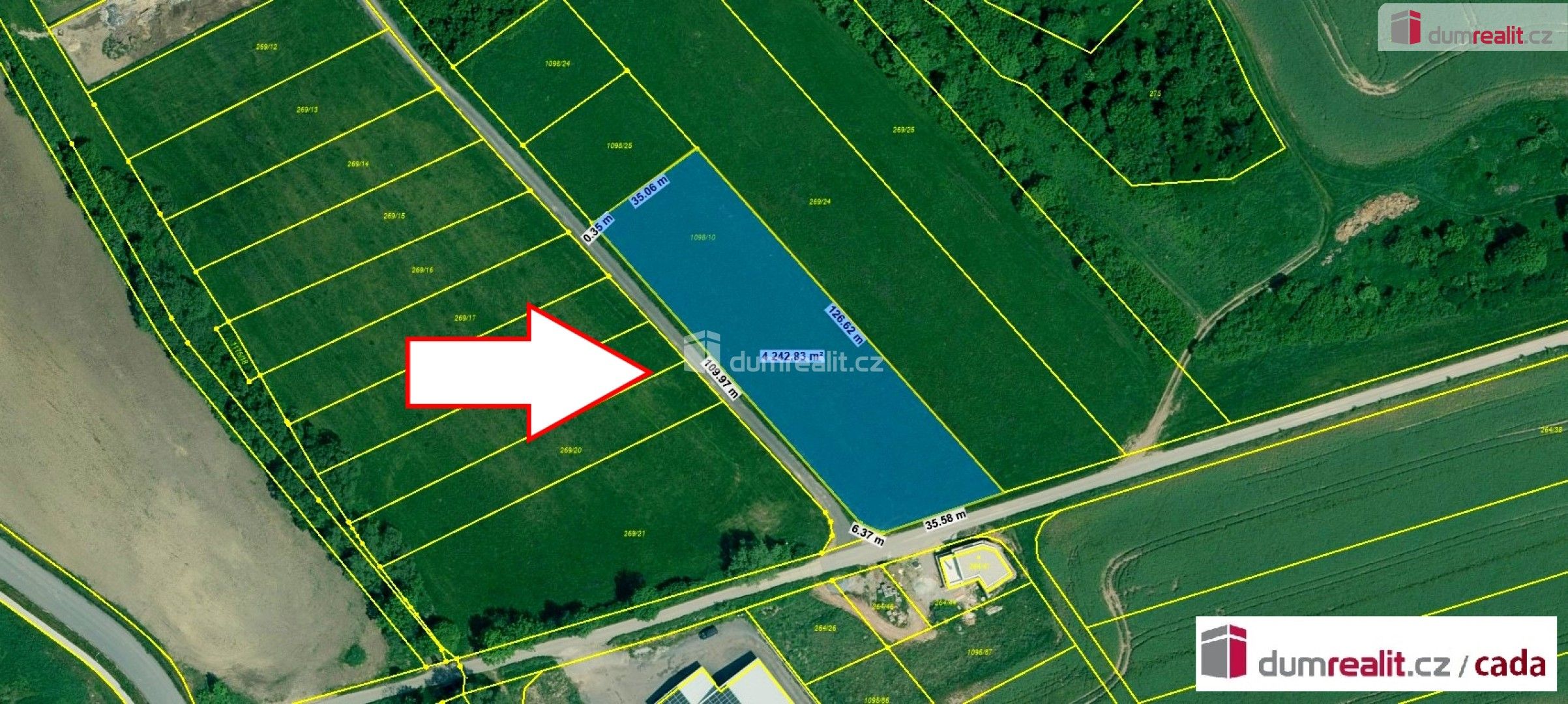 Komerční pozemky, Úsilné, 4 194 m²