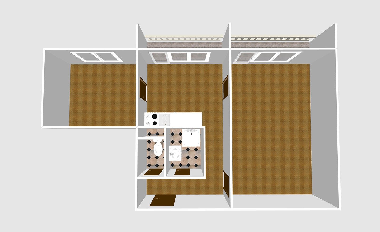 Pronájem byt 2+1 - Trávník, Přerov, 54 m²