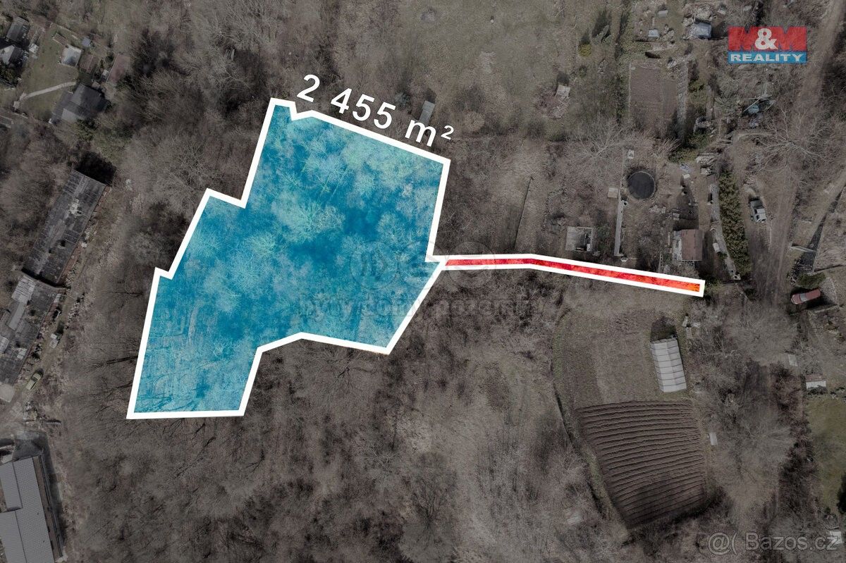 Prodej pozemek - Ústí nad Labem, 403 40, 2 455 m²
