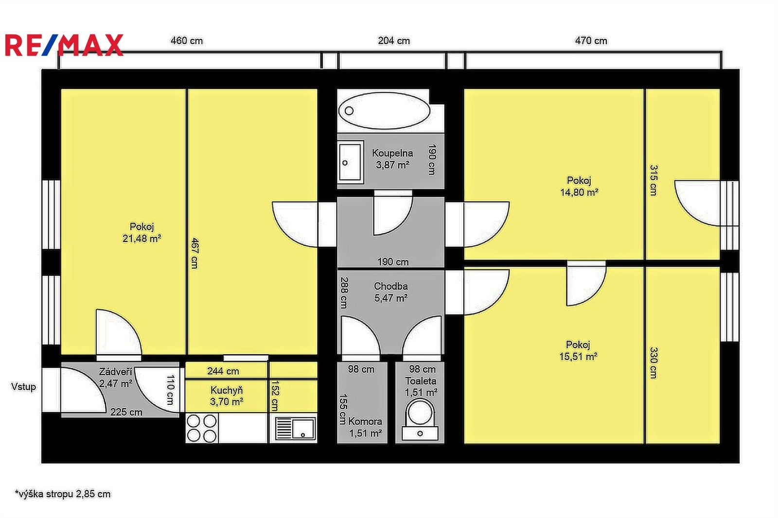 3+kk, Jičínská, Nymburk, 70 m²