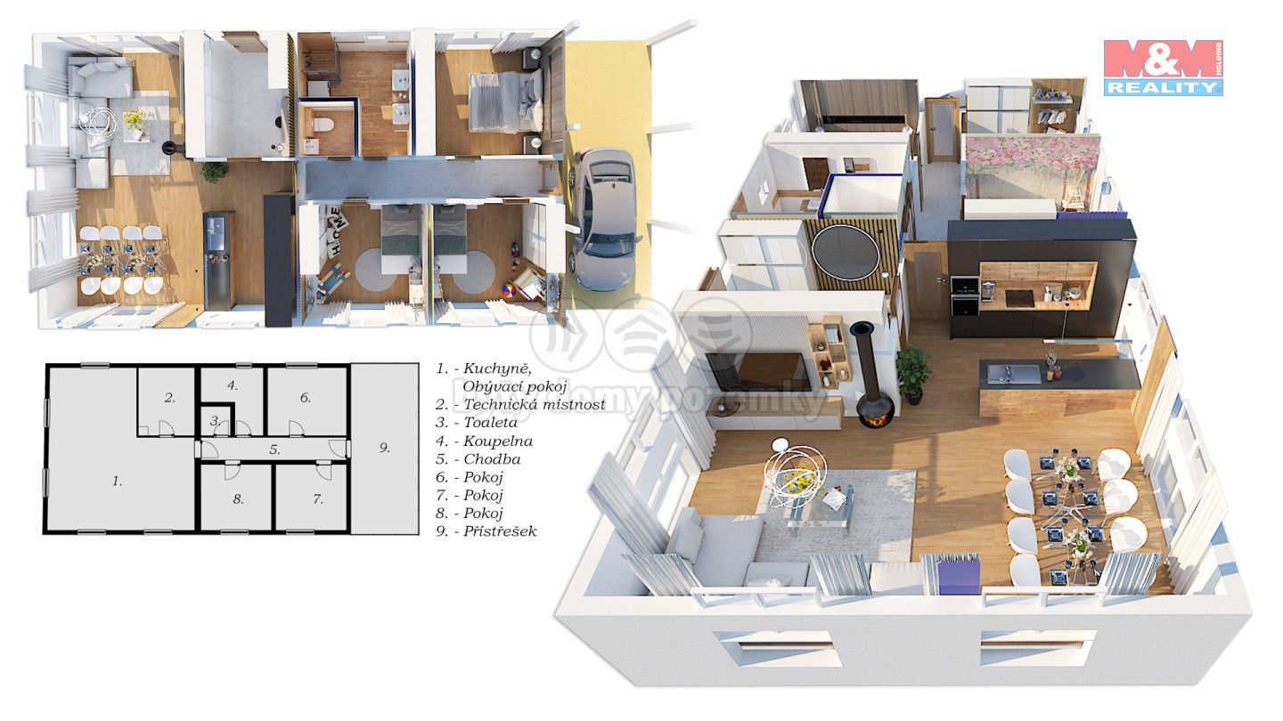 Prodej rodinný dům - Podolí I, 168 m²