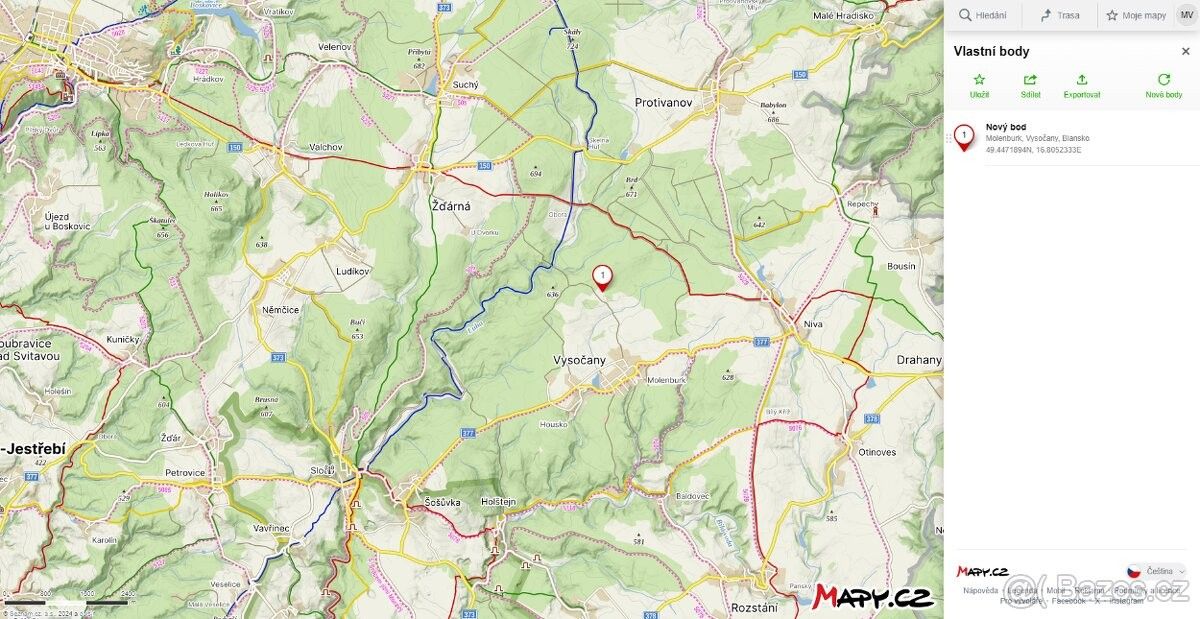 Louky, Sloup v Moravském Krasu, 679 13, 5 933 m²