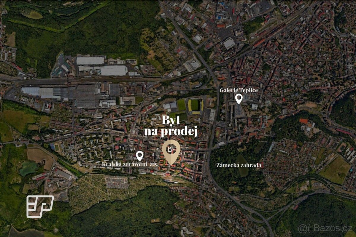 Prodej byt 1+1 - Teplice, 415 01, 32 m²