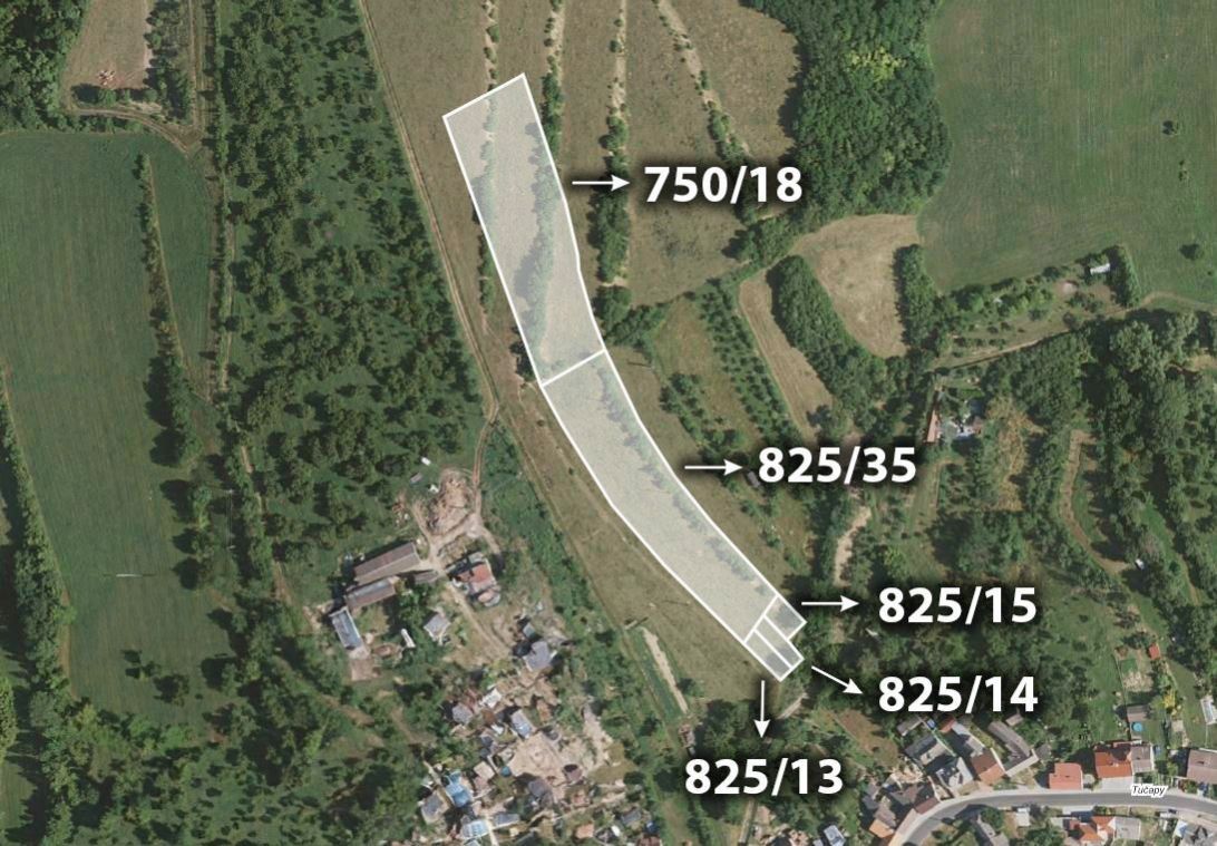 Zemědělské pozemky, Tučapy, 9 291 m²