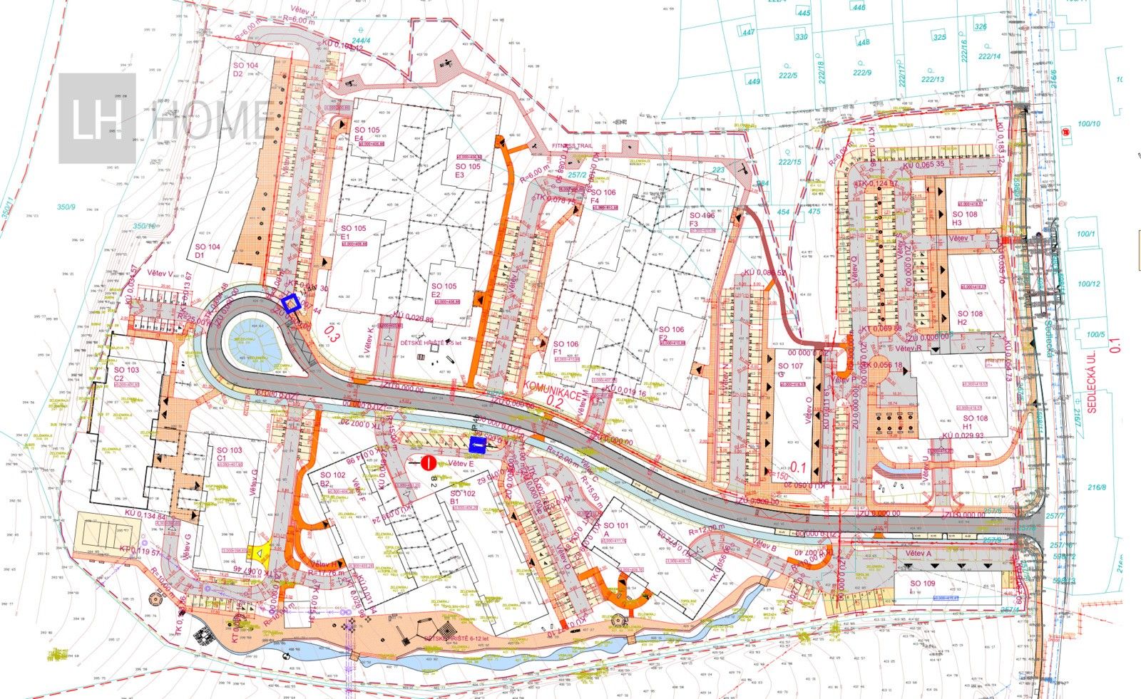 Prodej komerční pozemek - Sedlecká, 7 500 m²