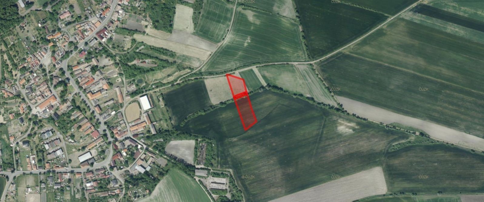 Zemědělské pozemky, Chožov, 4 410 m²