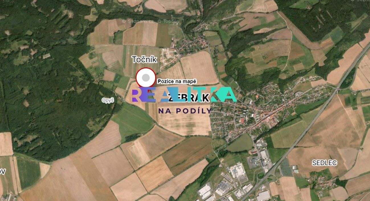 Zemědělské pozemky, Točník, 1 110 m²