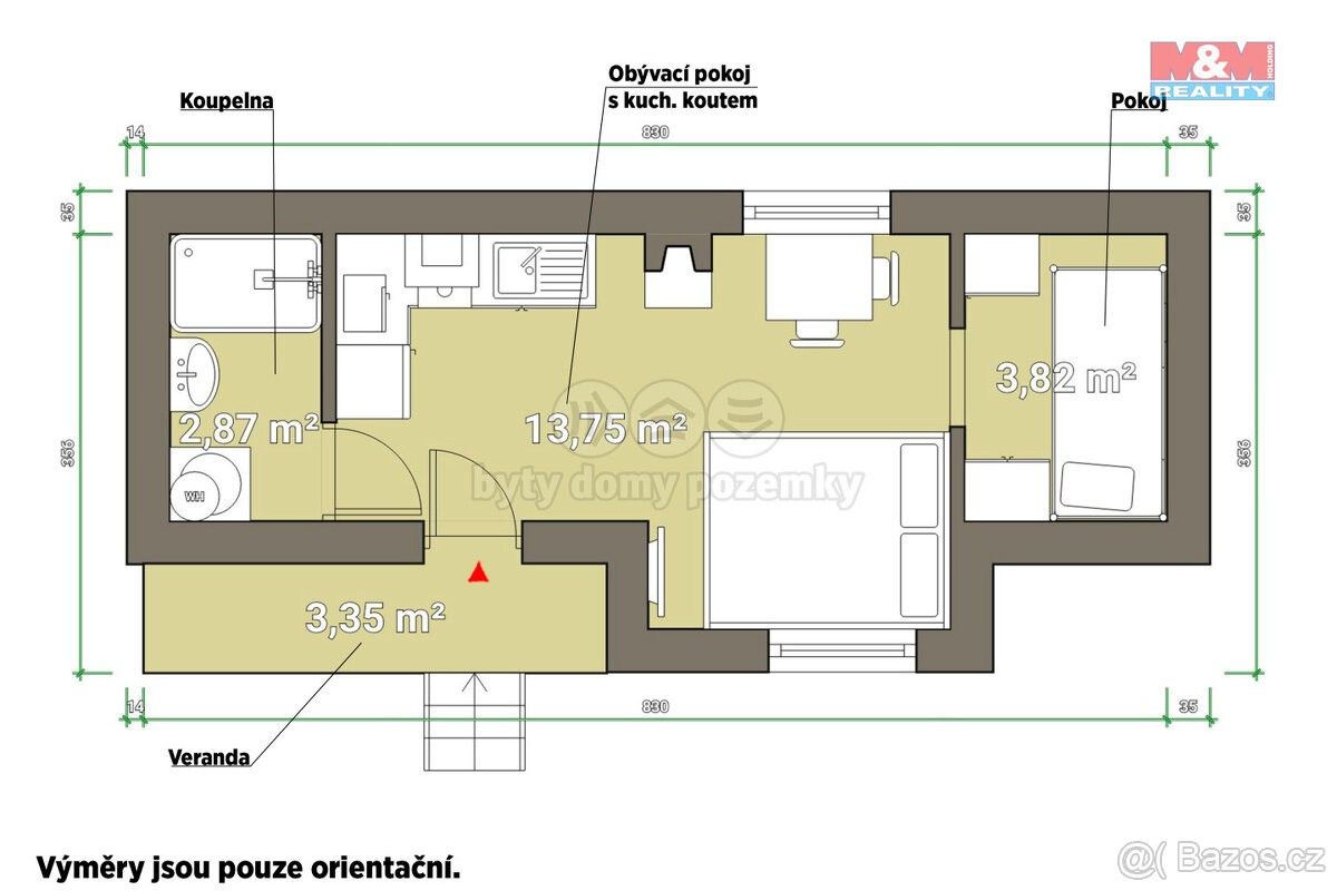 Prodej zahrada - Beroun, 266 01, 543 m²