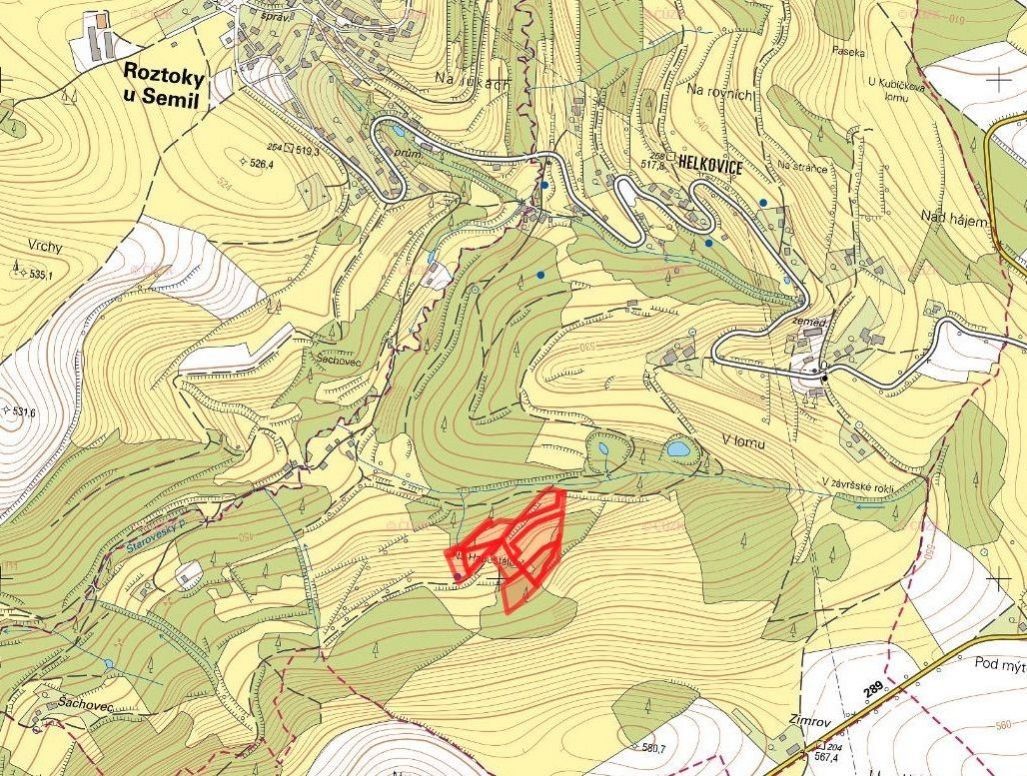 Louky, Helkovice, Vysoké nad Jizerou, 27 127 m²