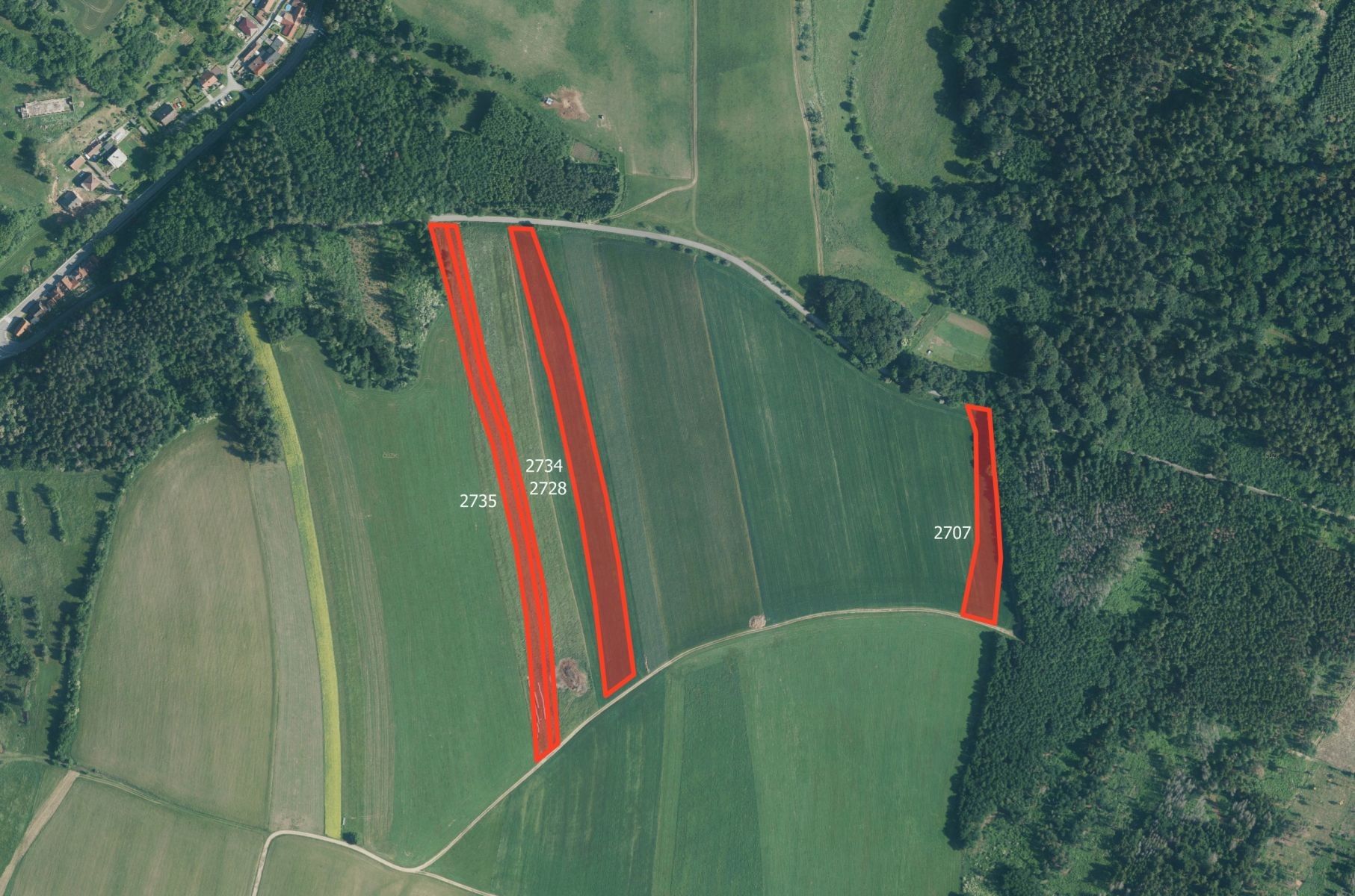 Zemědělské pozemky, Deblín