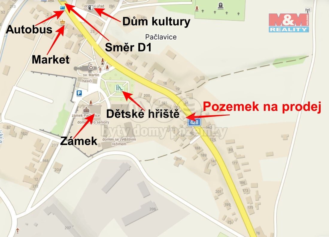 Prodej pozemek pro bydlení - Pačlavice, 768 34, 251 m²