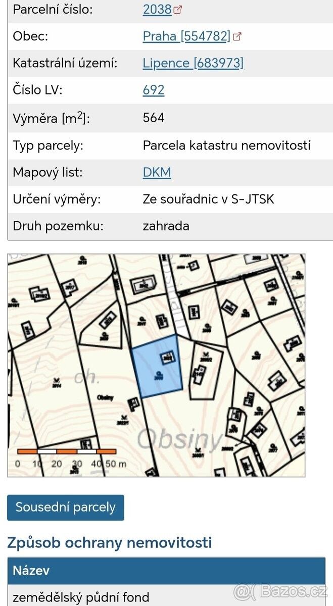 Prodej chata - Praha, 150 00, 596 m²