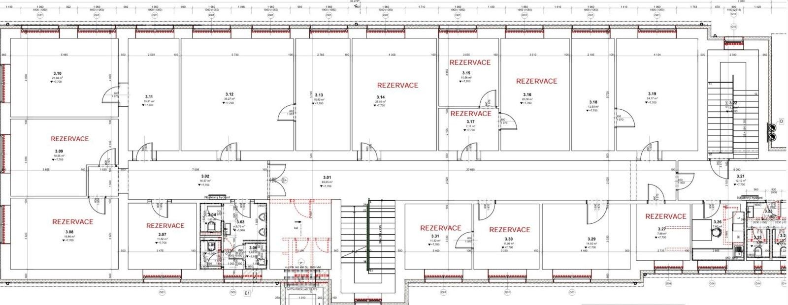 Pronájem kancelář - Semtín, Pardubice, 15 m²