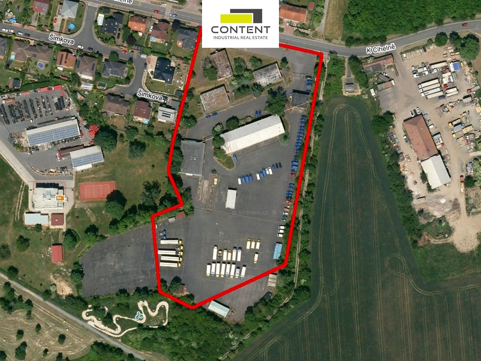 Komerční pozemky, K cihelně, Praha, 20 500 m²