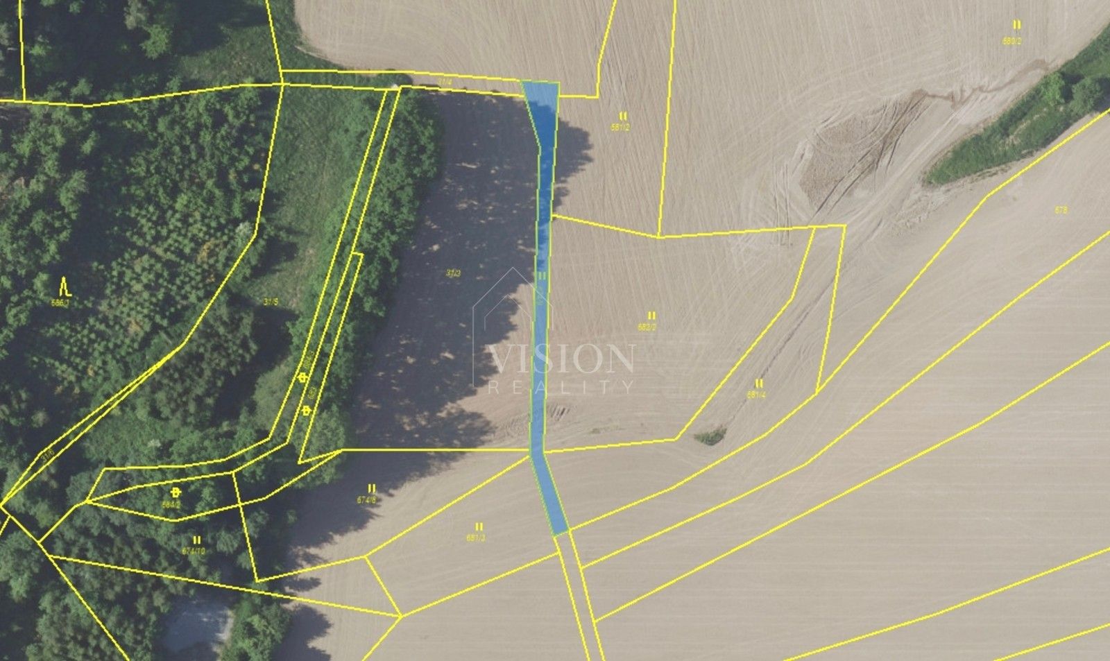 Zemědělské pozemky, Vrchotovy Janovice, 855 m²