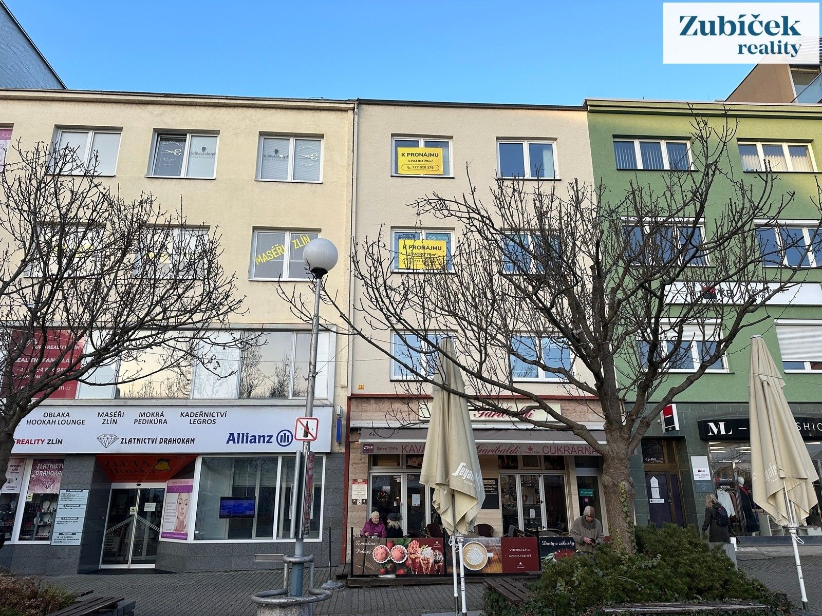 Kanceláře, náměstí Míru, Zlín, 78 m²