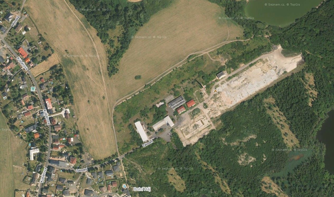 Prodej komerční pozemek - Závodní, Háj u Duchcova, 84 700 m²