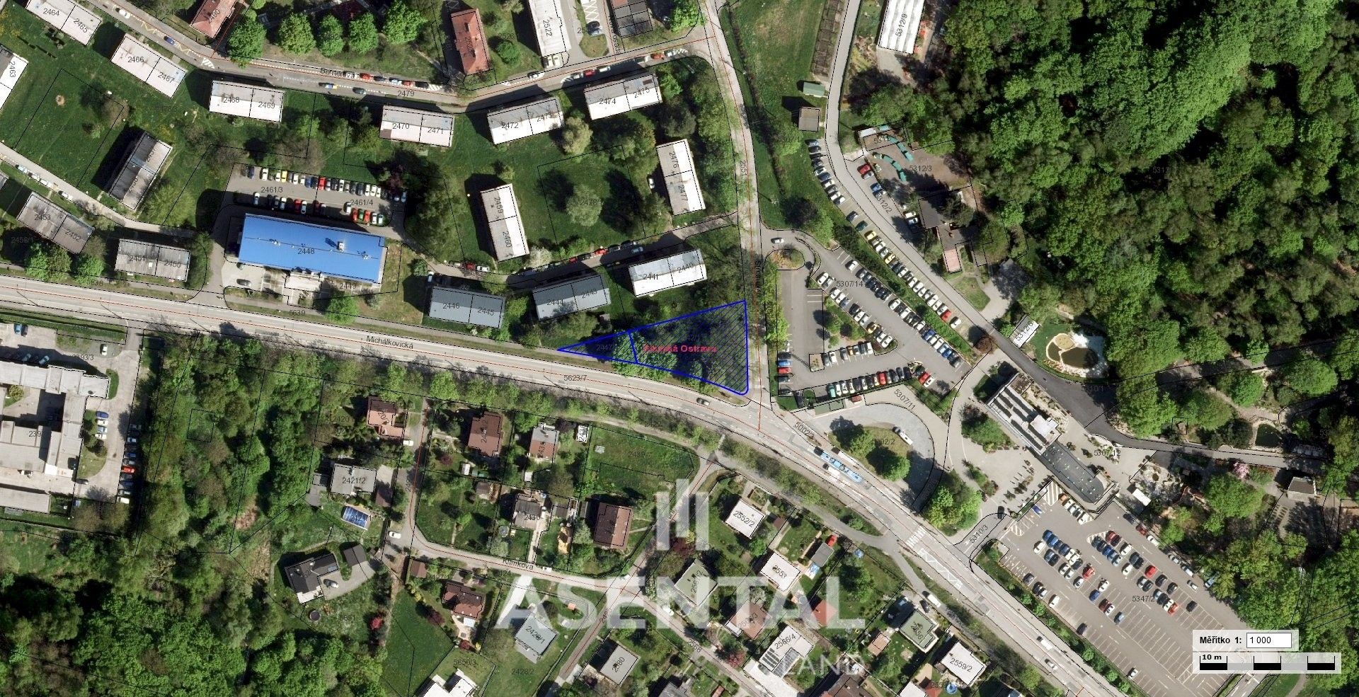 Pozemky pro bydlení, Michálkovická, Ostrava