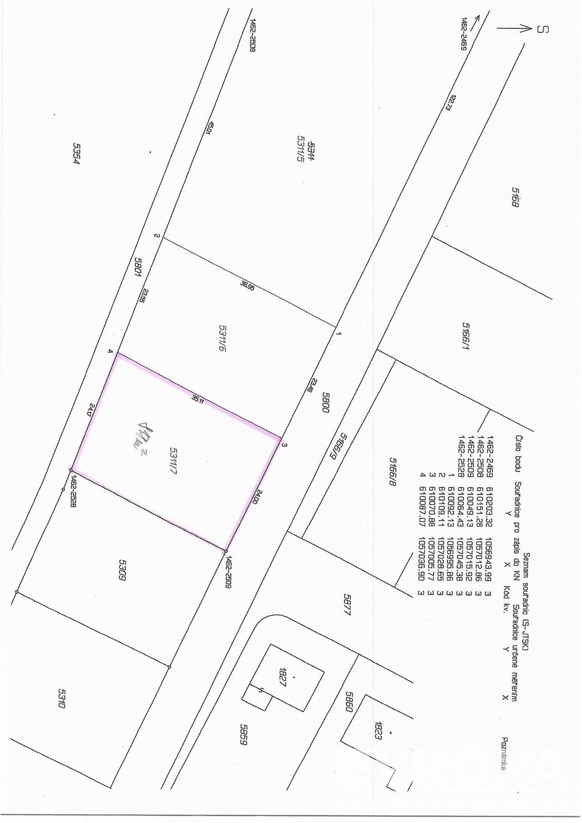 Prodej pozemek pro bydlení - Koukolova, Vamberk, 819 m²