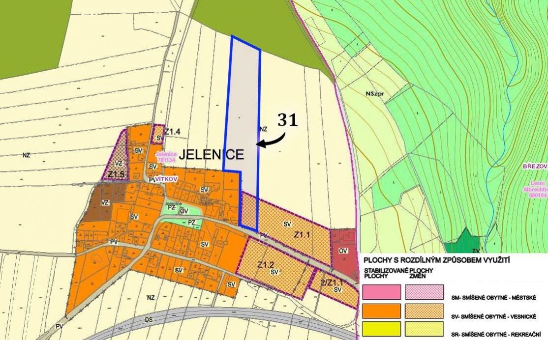 Prodej pozemek pro bydlení - Jelenice, Vítkov, 7 088 m²