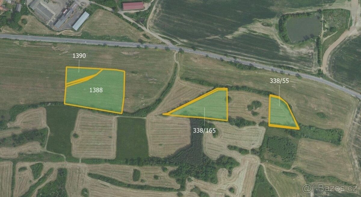 Zemědělské pozemky, Sedlčany, 264 01, 55 559 m²