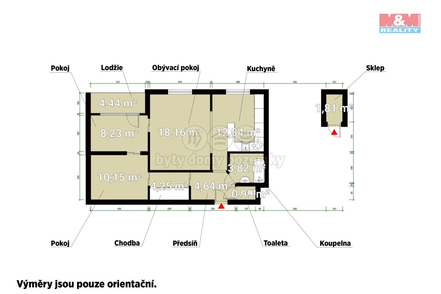 Prodej byt 3+kk - Lipová, Kaznějov, 67 m²