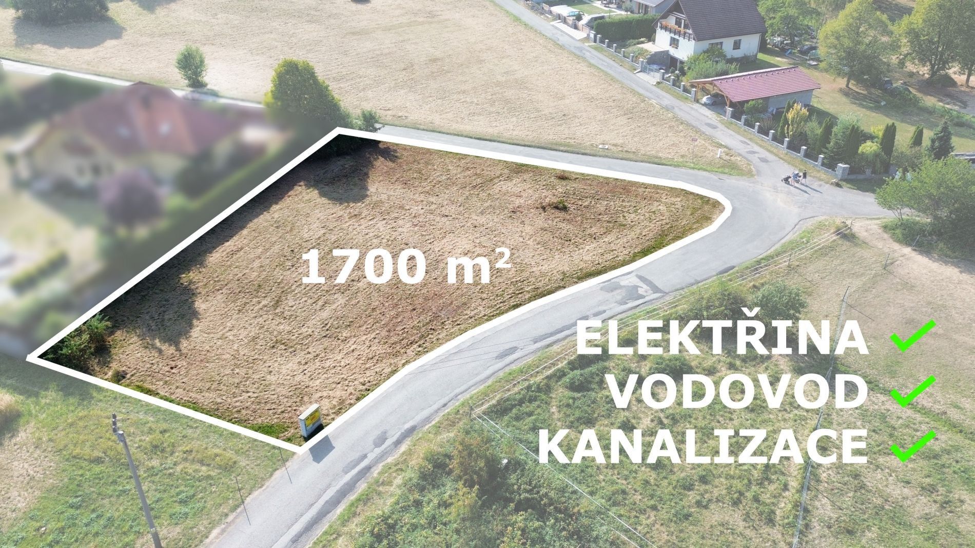 Prodej pozemek pro bydlení - Žežice, Příbram, 1 700 m²