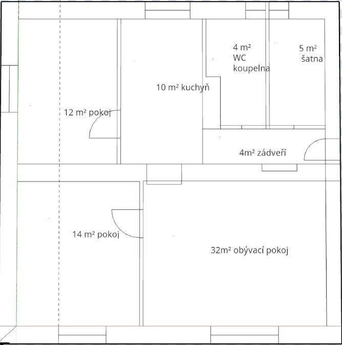 Pronájem byt 3+1 - Holešov, 769 01, 80 m²