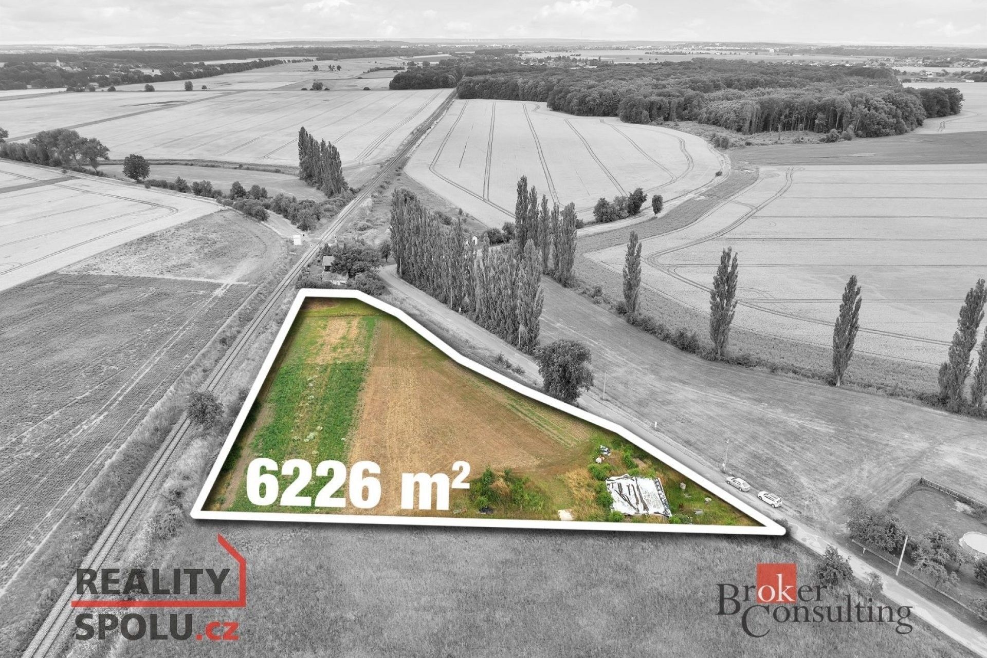 Pozemky pro bydlení, Zachrašťany, 6 226 m²