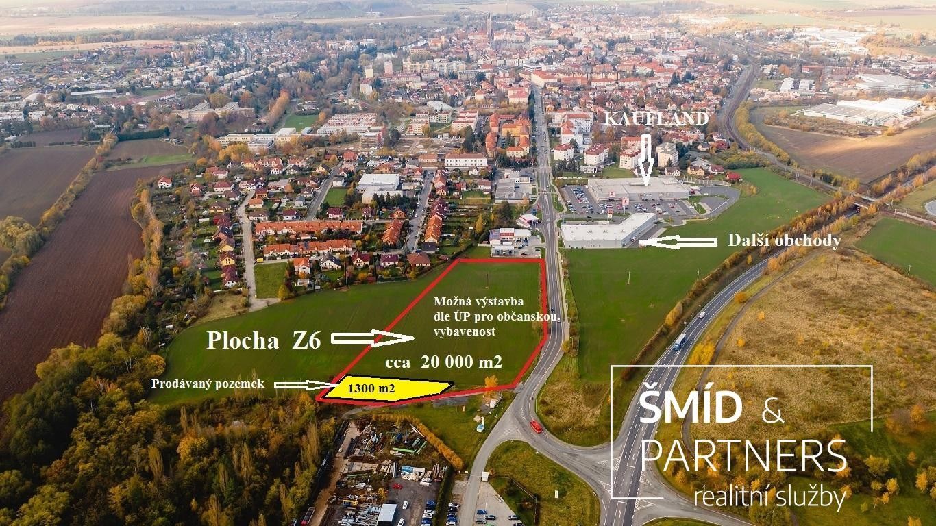 Prodej komerční pozemek - -Nové Město, Čáslav, 2 000 m²