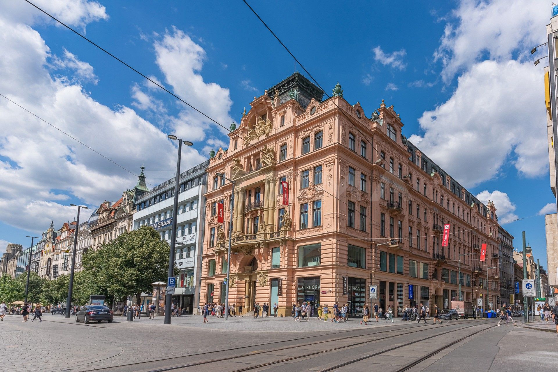 Kanceláře, Václavské náměstí, Praha, 320 m²