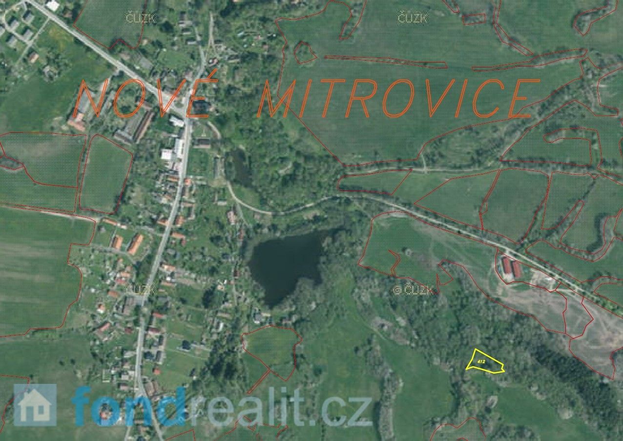Prodej zemědělský pozemek - Nové Mitrovice, 1 600 m²