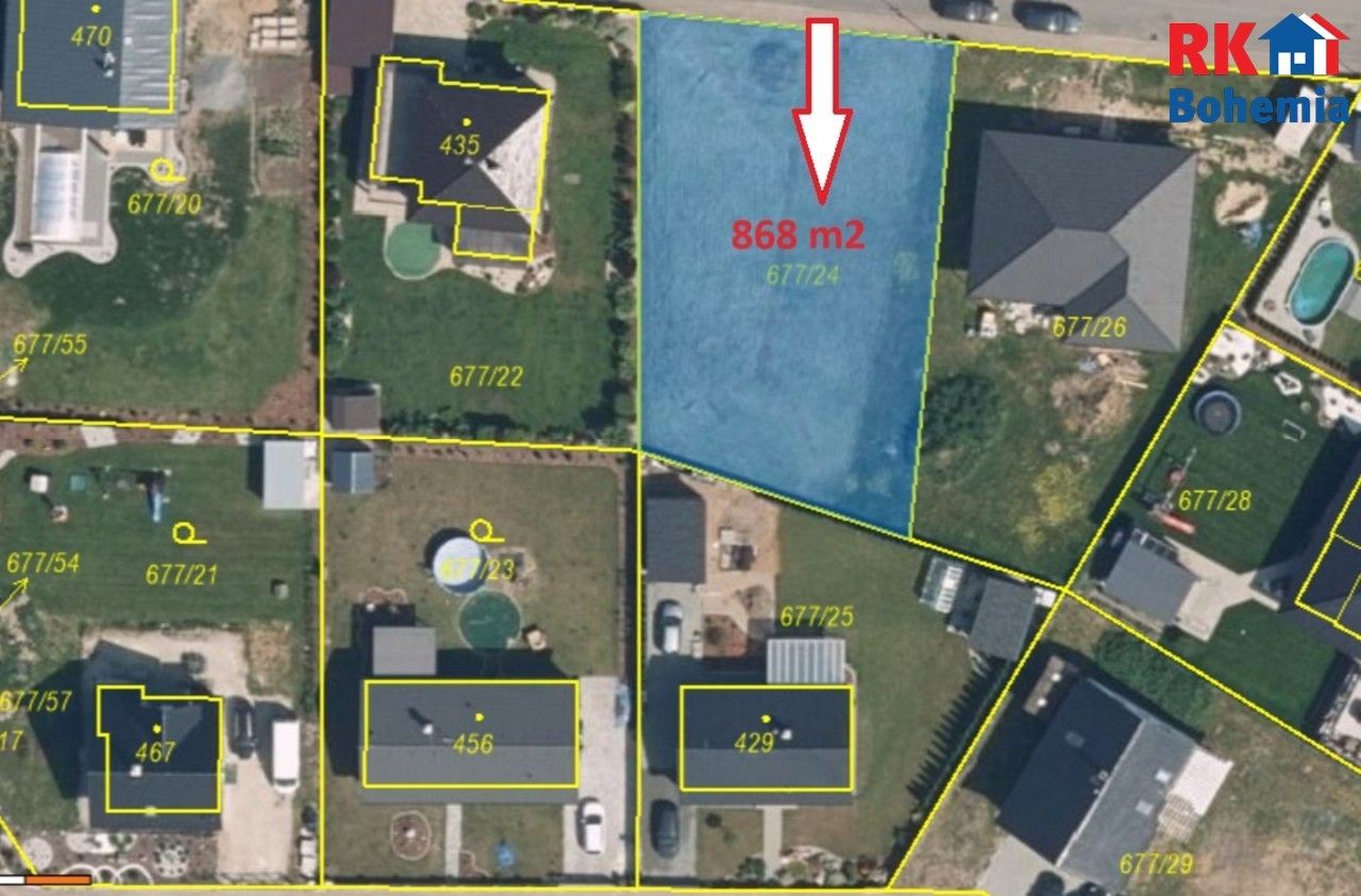 Pozemky pro bydlení, Okružní, Mnichovo Hradiště, 868 m²