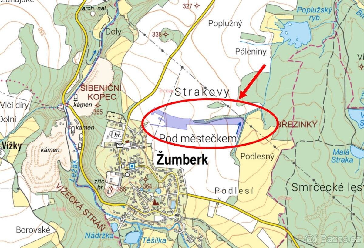 Prodej zemědělský pozemek - Žumberk, 538 36, 59 612 m²